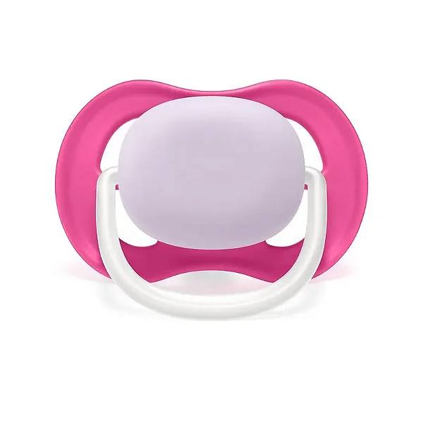 Chupeta Ultra Air Unitária Lisa Menina 6-18Meses - Avent