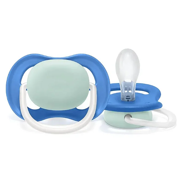 Chupeta Ultra Air Unitária Lisa Menino 6-18Meses - Avent