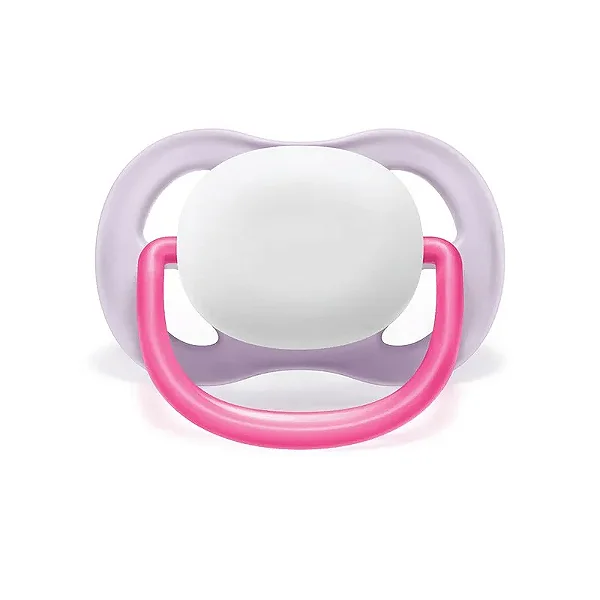 Chupeta Ultra Air Unitária Lisa Menina 0-6 Meses - Avent