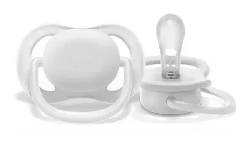 Chupeta Ultra Air Unitária Neutra Lisa  0-6 Meses - Avent