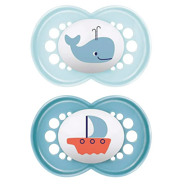 Chupeta Mam Original 6+ meses - Embalagem Dupla Azul