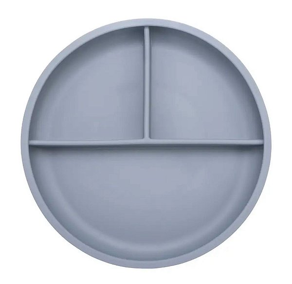 Pratinho em Silicone com Ventosa -  Azul