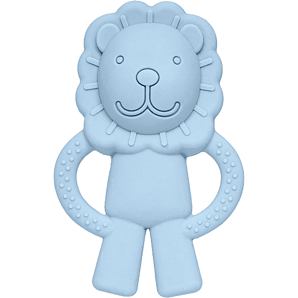Mordedor em Silicone Leãozinho Azul - Buba