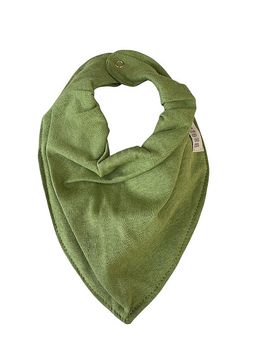 Babador Bandana Verde Pistache - Totalbaby