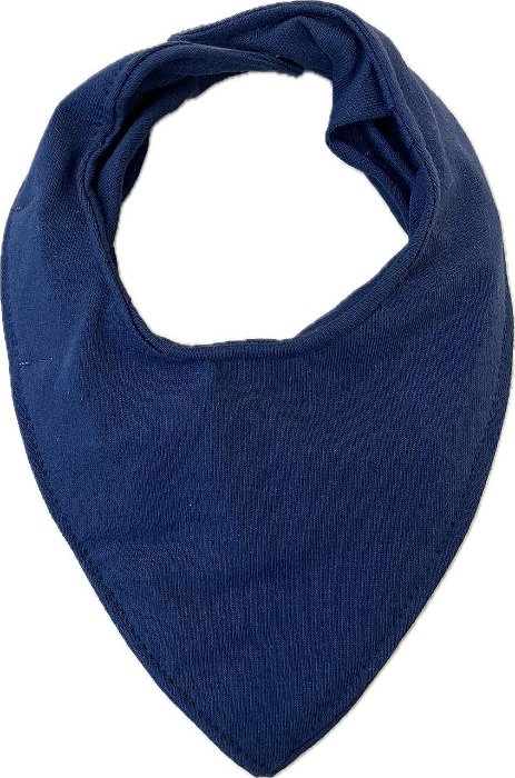 Babador Bandana Azul Marinho - Totalbaby