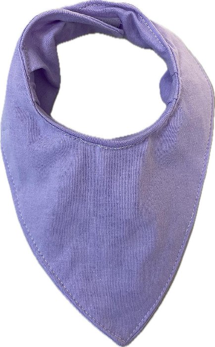 Babador Bandana Lilás - Totalbaby