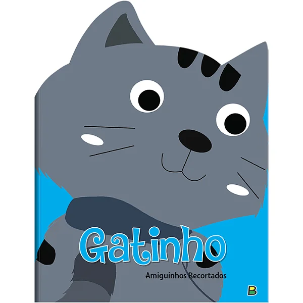 Livro Amiguinhos Recortados- Gatinho