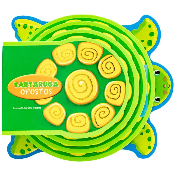 Livro Bichinhos em 3D - Tartaruga
