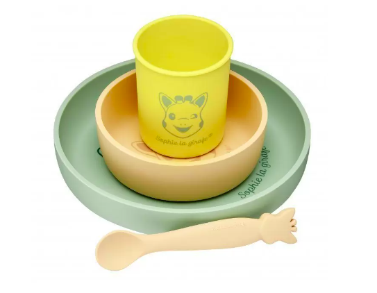 Kit de Alimentação Silicone 4 peças Sophie la Girafe