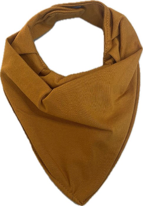 Babador Bandana Amarelo Ocre - Totalbaby