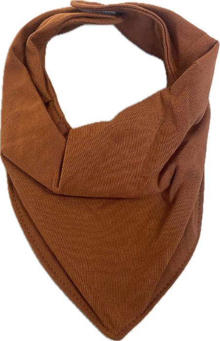 Babador Bandana Coral Laranja - Totalbaby