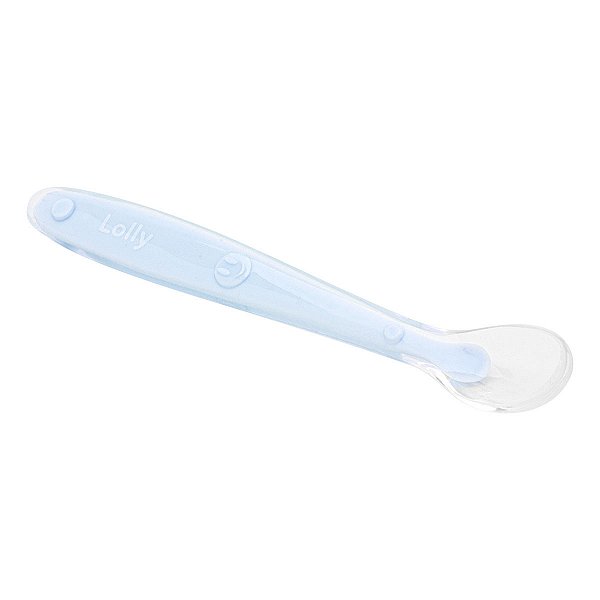 Colher De Silicone Azul - Lolly KInddy