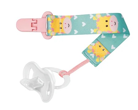 Prendedor De Chupeta Animal Fun Girafa - Buba
