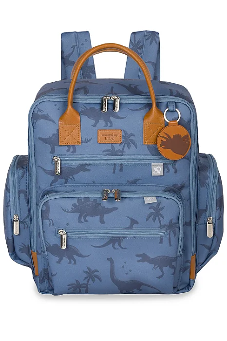 Mochila Urban Dinossauro Azul - MasterBaby