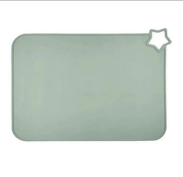 Jogo Americano Liso De Silicone Verde