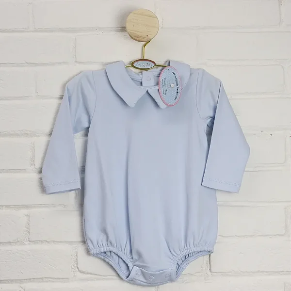 Body Gola Manga Longa Azul