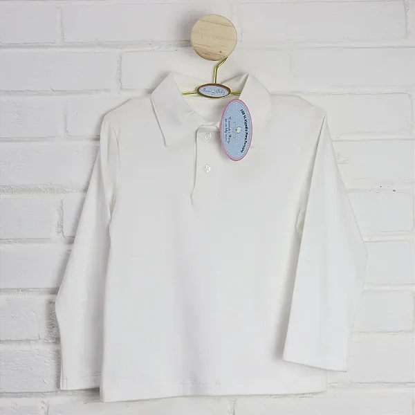 Camiseta Gola Pima - Branco