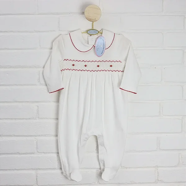 Macacão Smock Vermelho