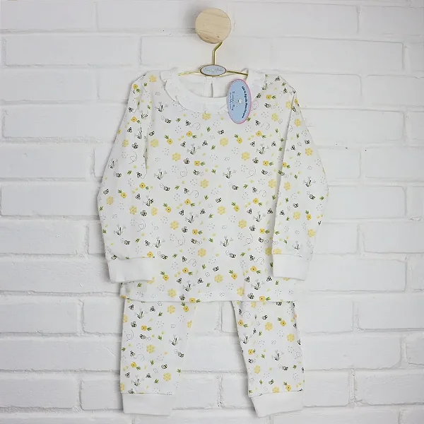 Pijama Blusa e Calça - Abelhinhas