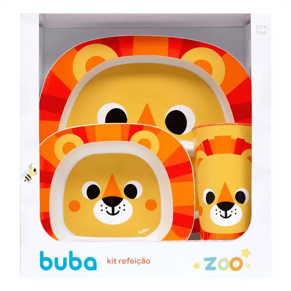 Kit Refeição Buba Zoo Leão