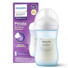 Mamadeira Pétala 3.0 Azul 260ml - Avent