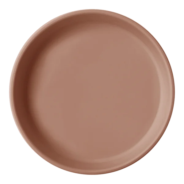 Prato em Silicone Básico Woody Brown - Minikoioi