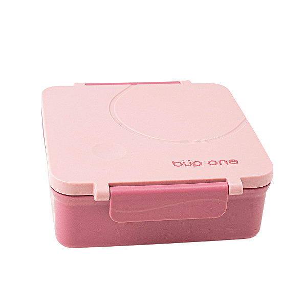 Bento Box 3 Divisórias Com Pote Térmico Rosa - Bup Baby