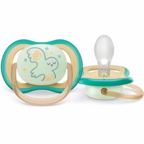 Chupeta Ultra Air Nighttime Individual Verde 0-6 Meses