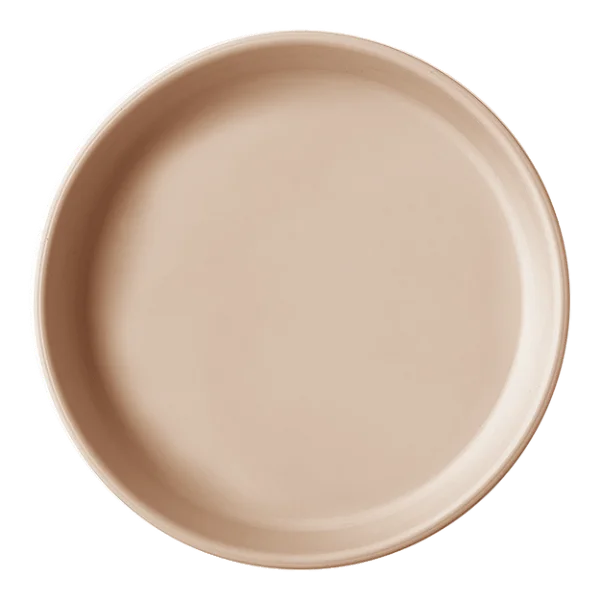 Prato em Silicone Básico Bubble Beige - Minikoioi