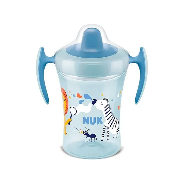 Copo Trainer Nuk Evolution Bico TPE 230ml - Azul
