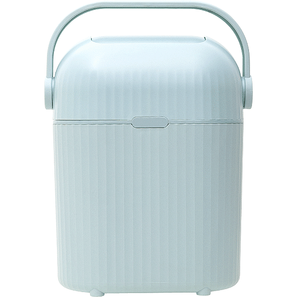 Lixeira Antiodor Azul Buba