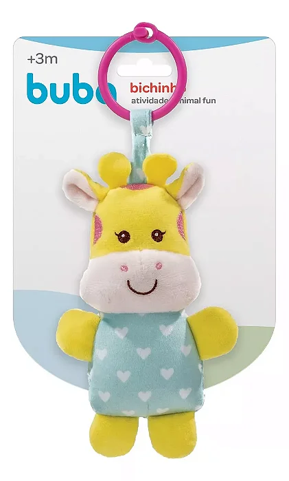 Brinquedo Bichinho Atividades Animal Fun Girafa - Buba
