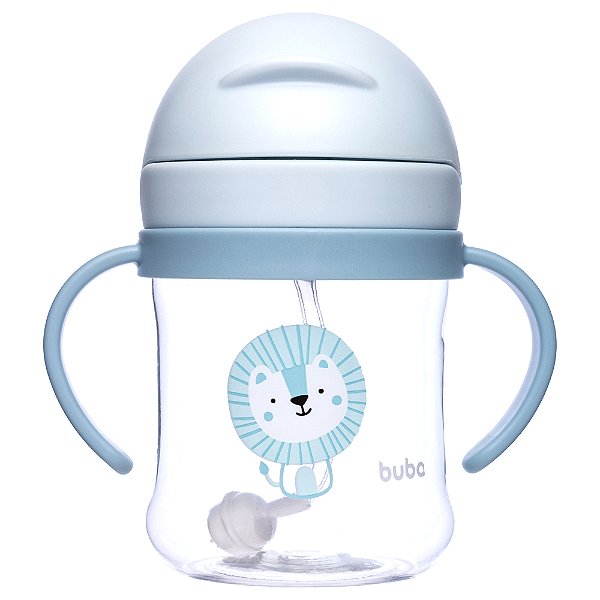 Copo com Dispositivo Canudo Leãozinho - Buba