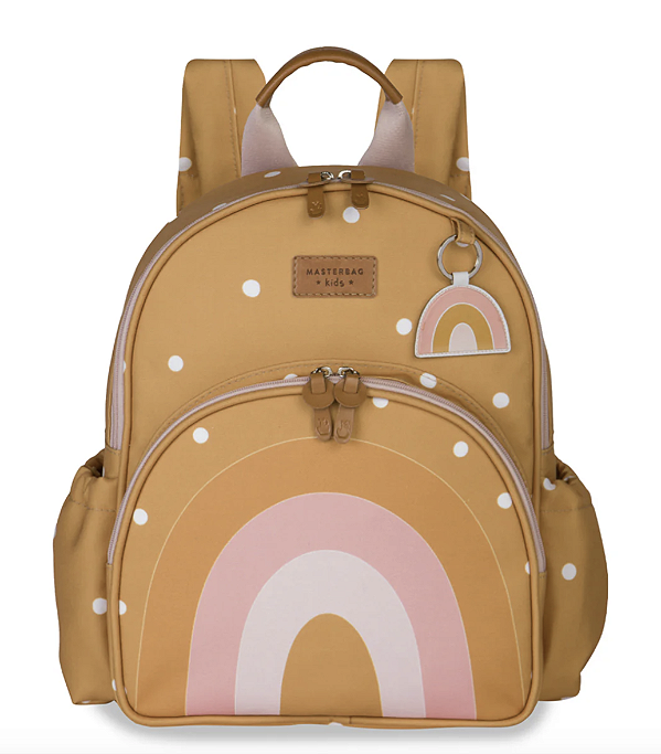 Mochila Kids Arco Iris Boho Mostarda - Masterbag