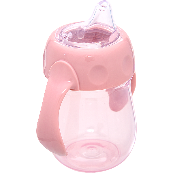 Copo de Treinamento com Alça Rosa 160ml - Buba