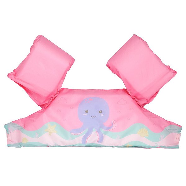 Boia Colete Infantil - Polvo Pink