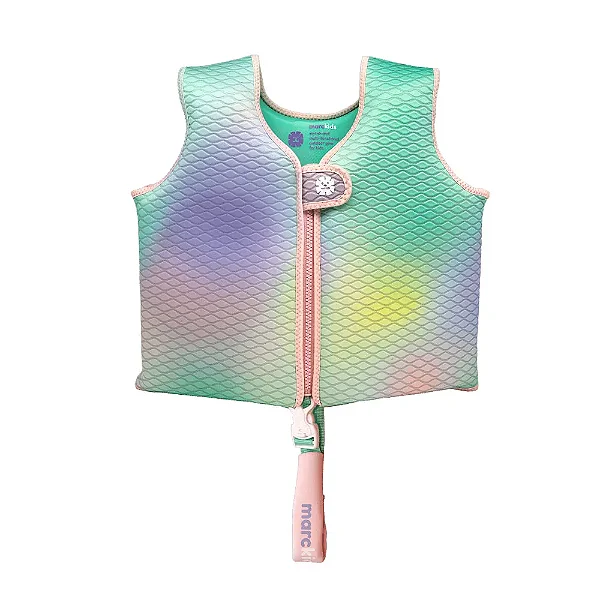 Colete Flutuador Infantil Gatinha Sereia L - Marckids