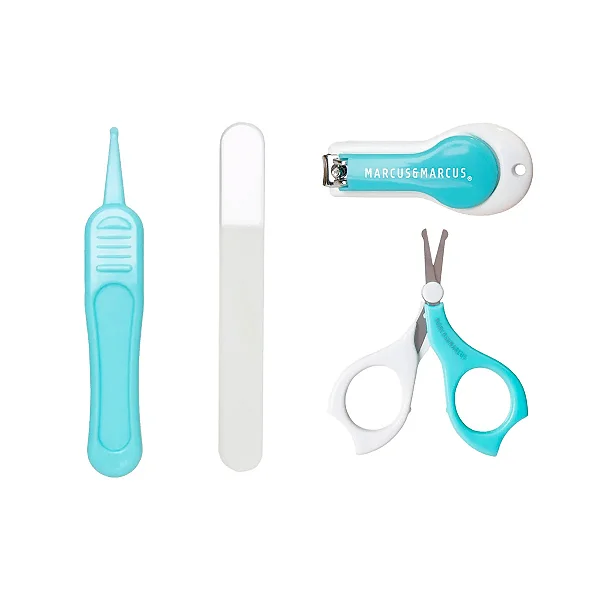 Kit Higiene e Manicure do Bebê Azul - Marcus & Marcus