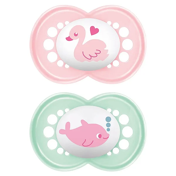 Chupeta MAM Original 6m+ Rosa Embalagem Dupla