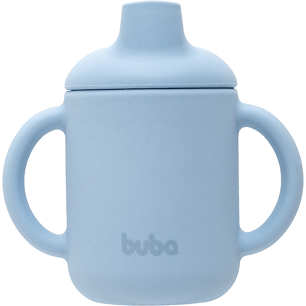 Copo de Transição em Silicone Azul 120ml - Buba