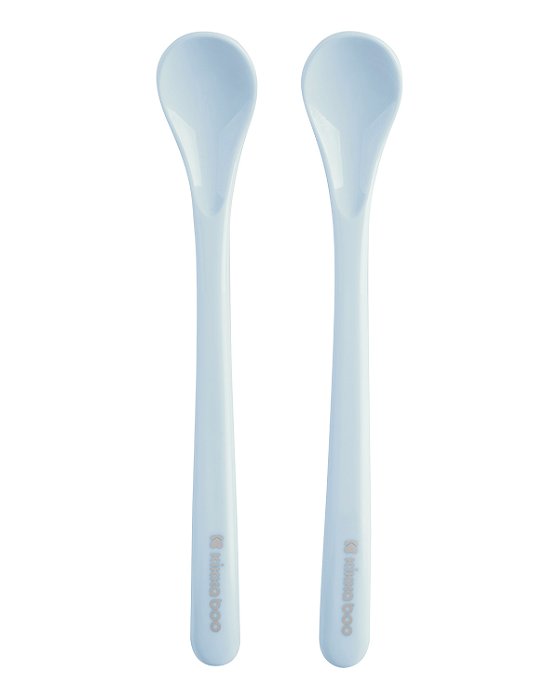 Kit com 2 Colheres de Silicone Brighty Blue - Kikkaboo