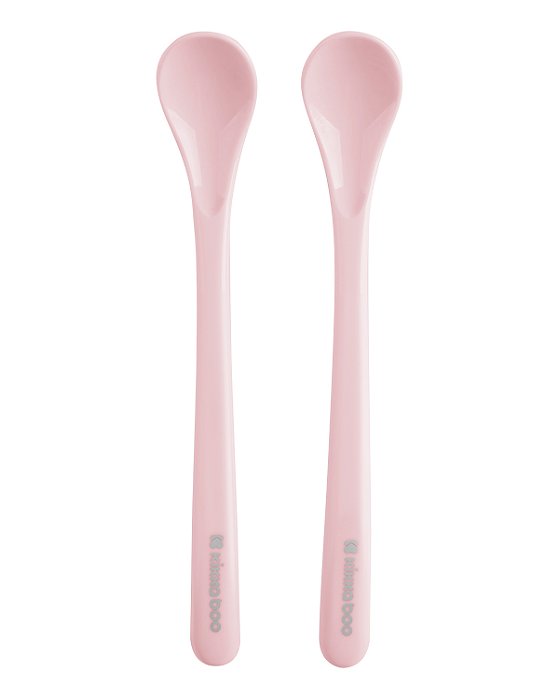 Kit com 2 Colheres de Silicone Brighty Pink - Kikkaboo