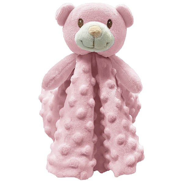 Naninha Minha Primeira Naninha Urso Rosa Bebê