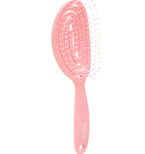 Escova de Cabelo Rosa