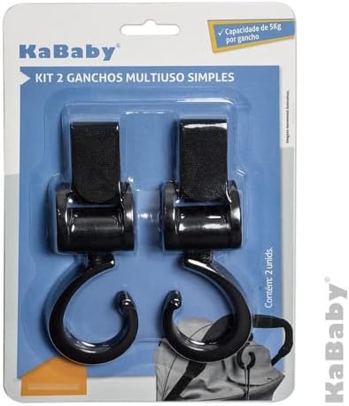 Kit 2 Ganchos Multiuso Simples - Kababy