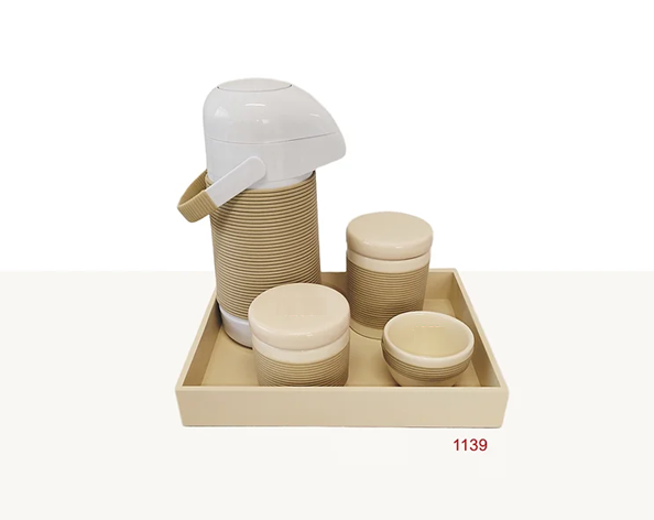 Kit de Higiene Bege Alinhavado