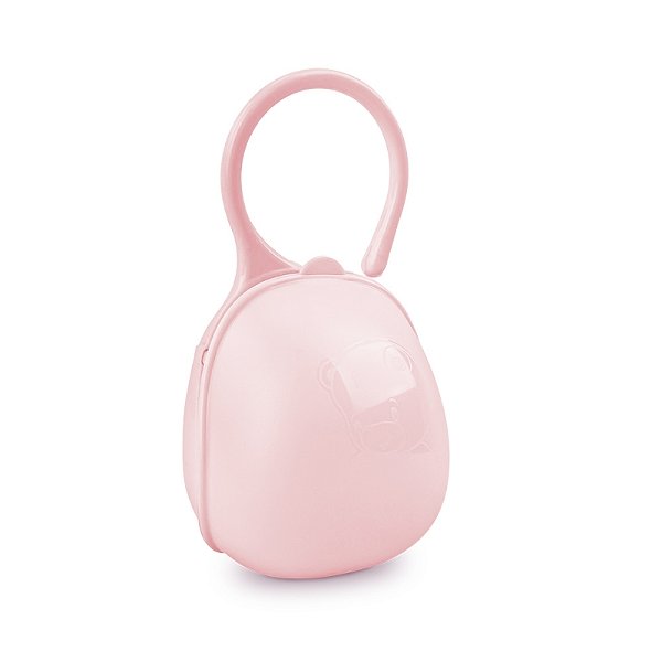 Porta Chupeta Fofura Rosa Claro - Adoleta