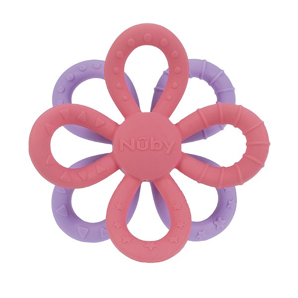 Brinquedo Mordedor Laços Divertidos Rosa - Nuby