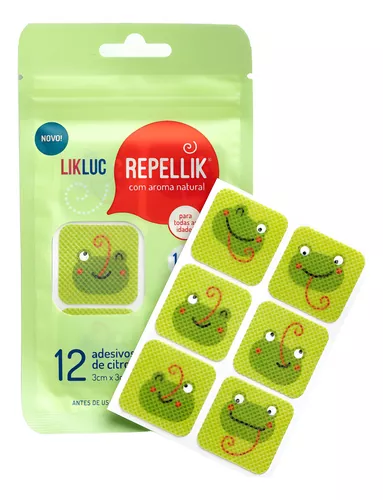 Carteira de Adesivos Repelente Repellik (12 unidades) - LikLuc