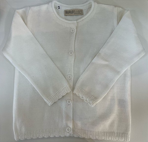 Casaco Tricot Branco
